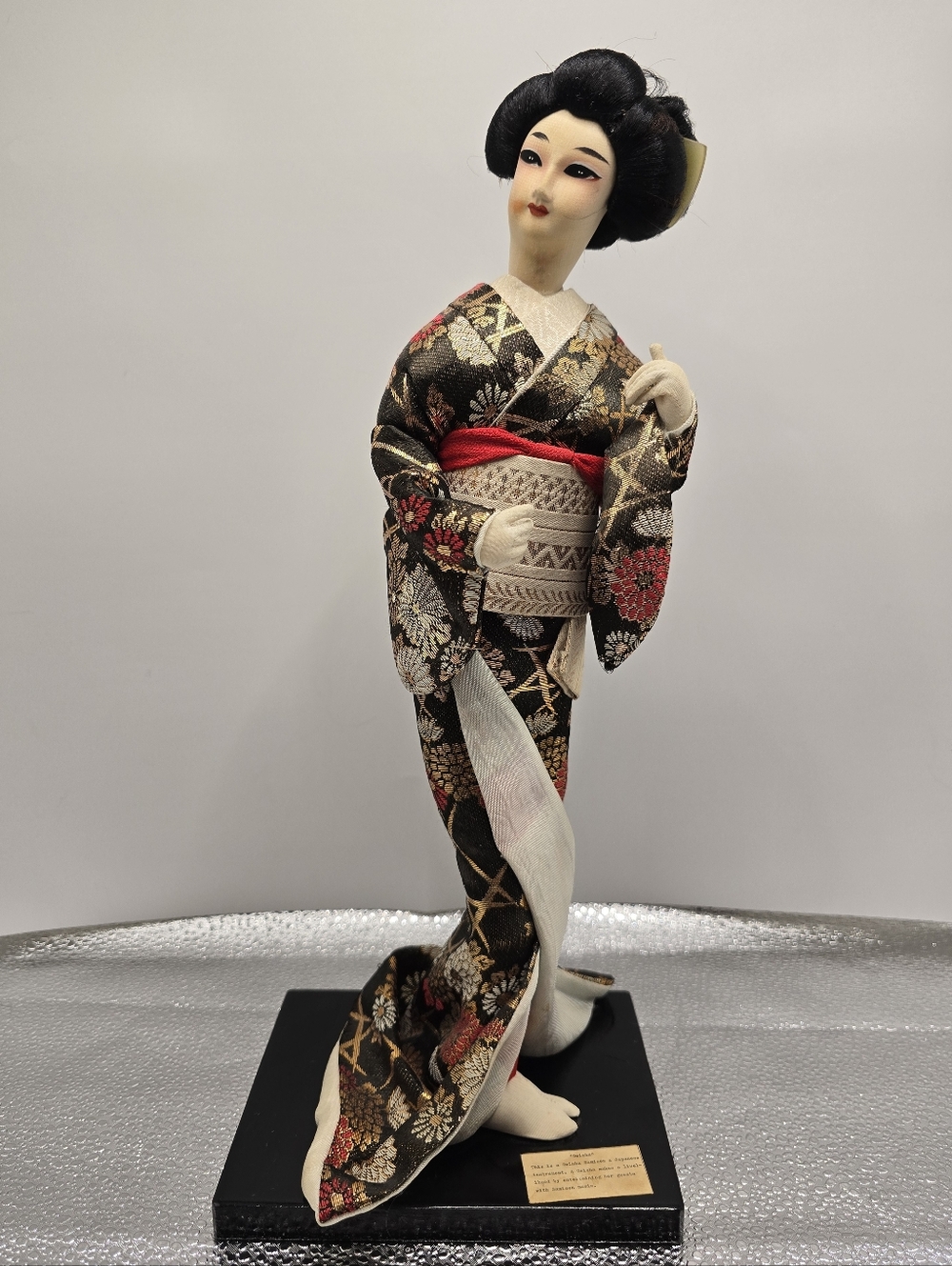 Vintage 14.5" Japanese Nishi Doll Geisha with Original Outfit and Title Label